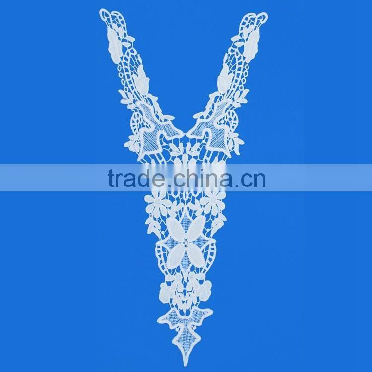 Unique And Fashional Style Top Quality lace factory in china blouse back neck design french lace trim