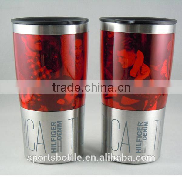 Made in China Factory Price Metal Type Stainless Steel Stylish Travel Mugs with Private Label Logo Design Customization