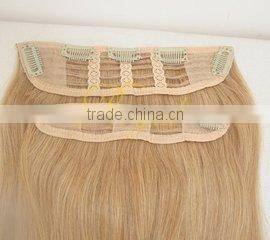 2015 new product 100% remy human clip in hair pieces
