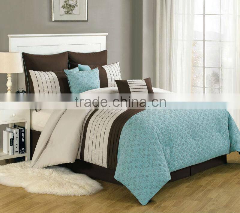 luxury cotton microfiber patchwork comforter set