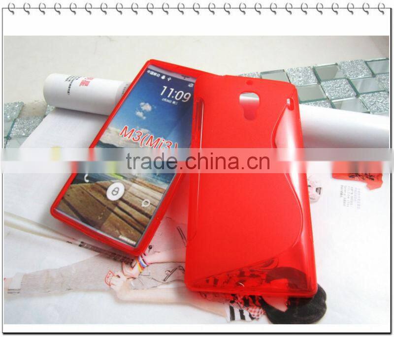 s shape phone case for miui m3 mi3