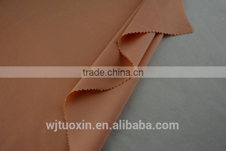 smooth evening dresses material 4 way stretch T/R spandex fabric