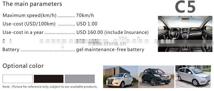 Left Steering Electric Car New Energy Personal Electrical Vehicle 55km/h Automobile