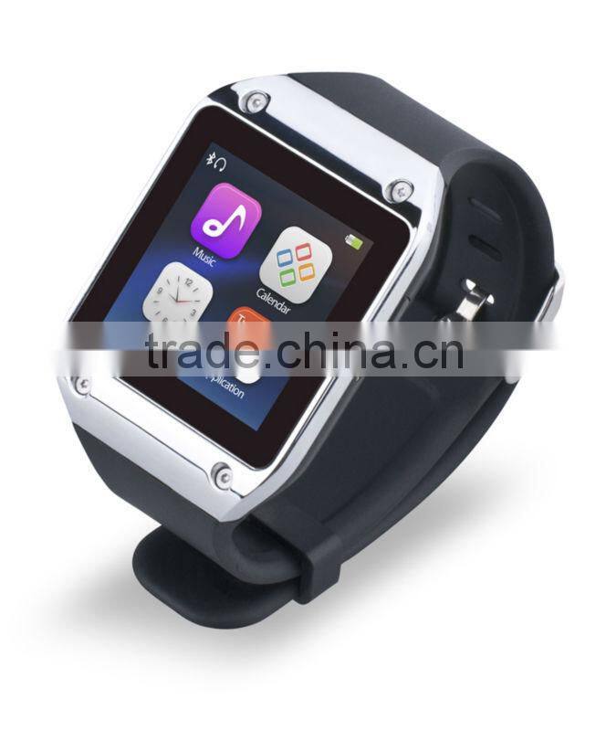 Wholesale Alibaba best selling 2014 lastest colorful Bluetooth smart watch with phone call, bluetooth and music