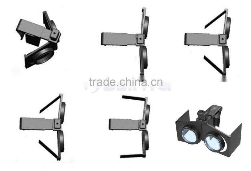 Mobile Mini 3D Virtual Reality Box Case Foldable VR Glasses Case For Men Live Show Sexy IMAX Moving Game