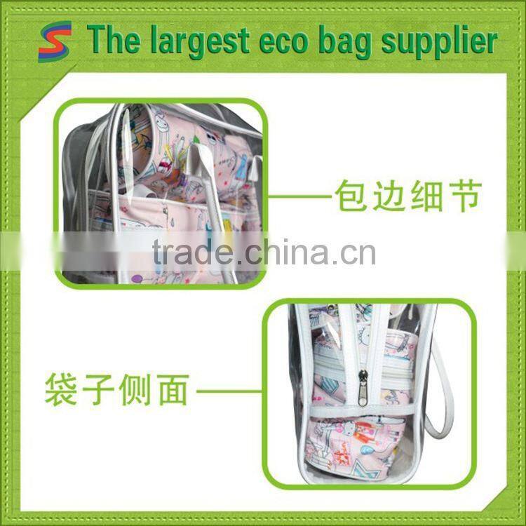 Promotional clear pvc cosmetic bag