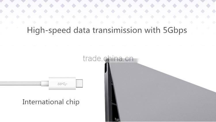 High-speed white type c android usb cable