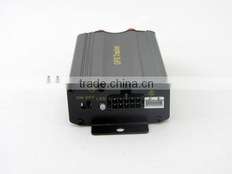 TK103A+ GPS vehicle tracker support SD card dual sim card central rock GPS vehicle tracker