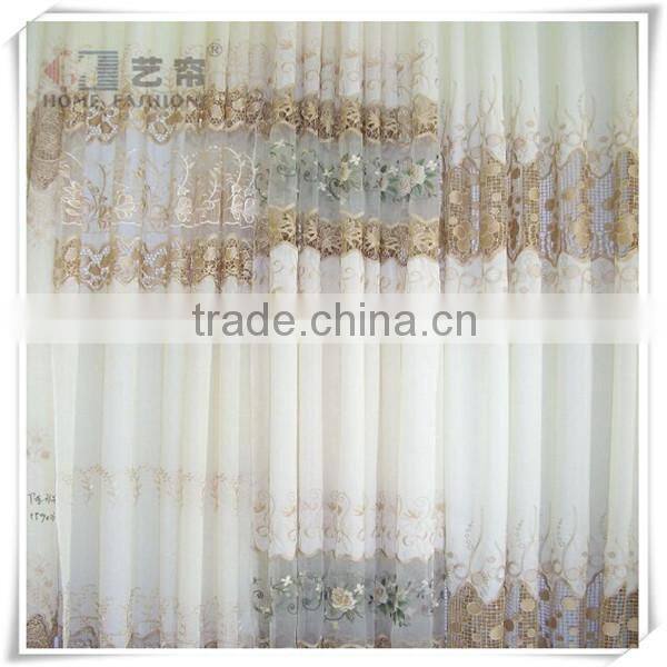 Yilian Luxury Curtain Fabric for Curtain Ready Made Austrian Curtains