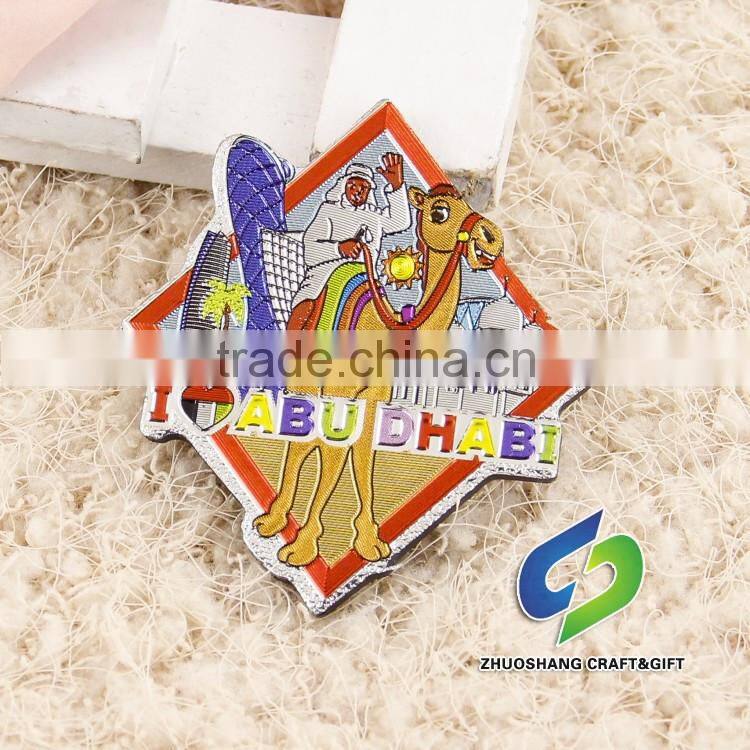 2016 Strong and Permanent cartoon camel aluminum foil fridge magnet