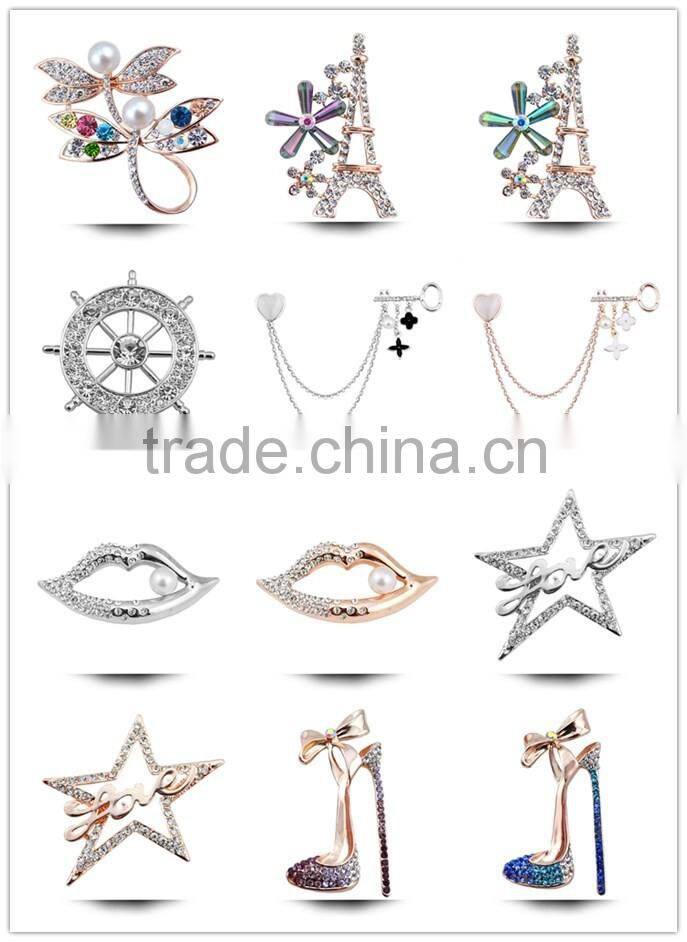 2016 Fashion Jewelry Manufacturers Selling Jewelry Dancing Ballet Girl Brooch Premium Corsage