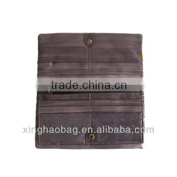 Noble crochet knitting wallet genuine eel skin wallet