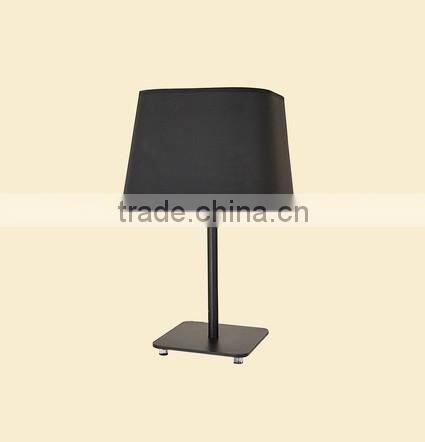 White Linen Rectangle Shade Brushed Steel Base Bold Modern Design Asymmetry Table Lamp