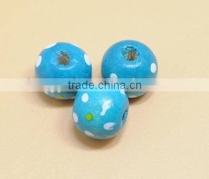 Sedex Audited Factory 2 Pillar Painted Wood Beads