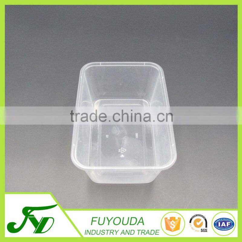 China produce disposable plastic microwave safe food container