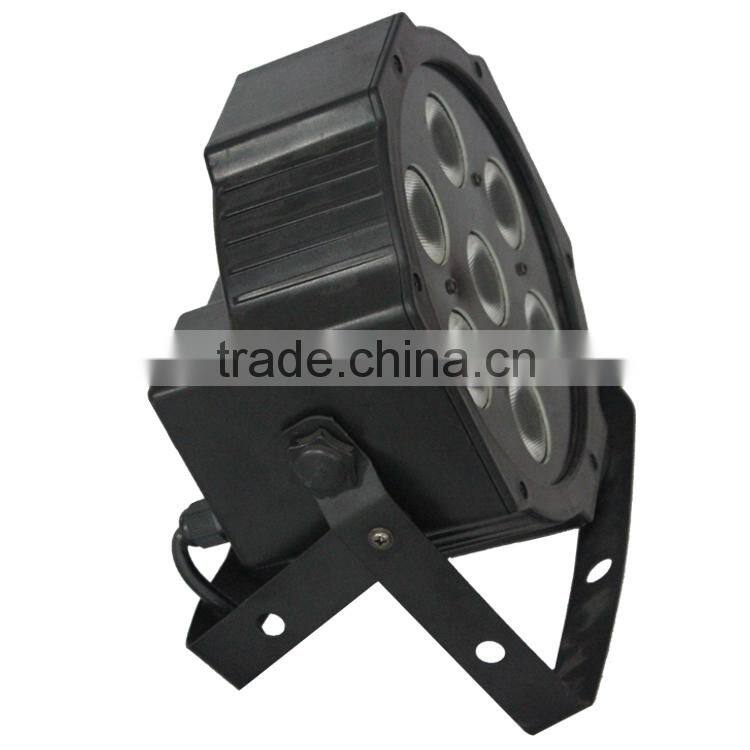 cheap par light 7pcs 10w led flat par can light