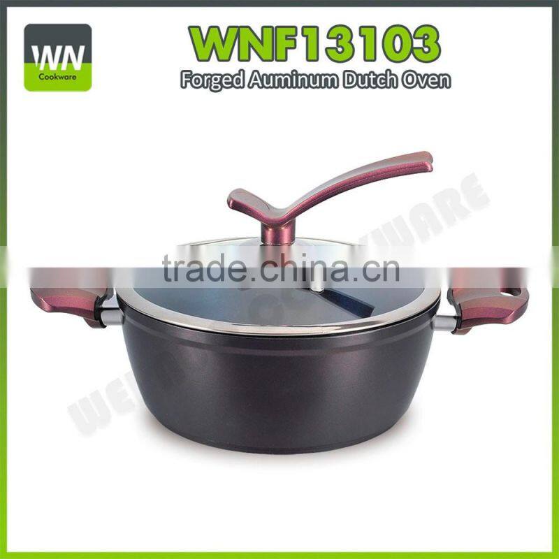Hard anodized Aluminium camping nonstick cookware