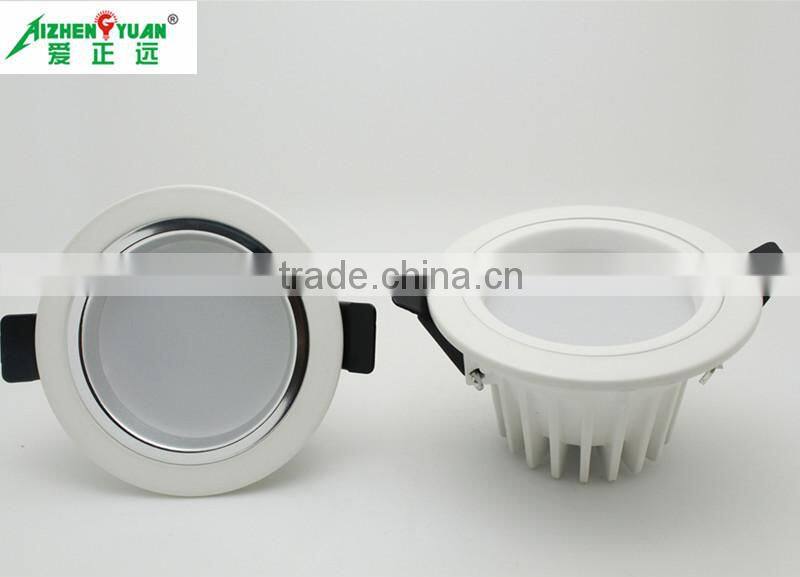 white housing led downlight 3w led ceiling light