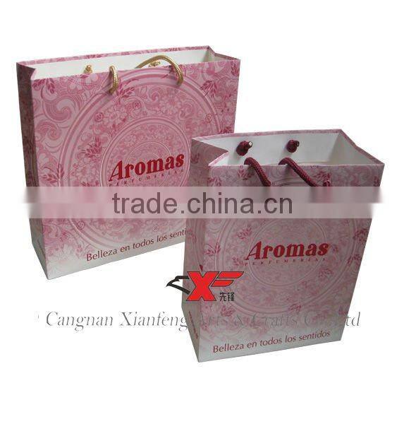 2015 paper bag for lady leather shoes