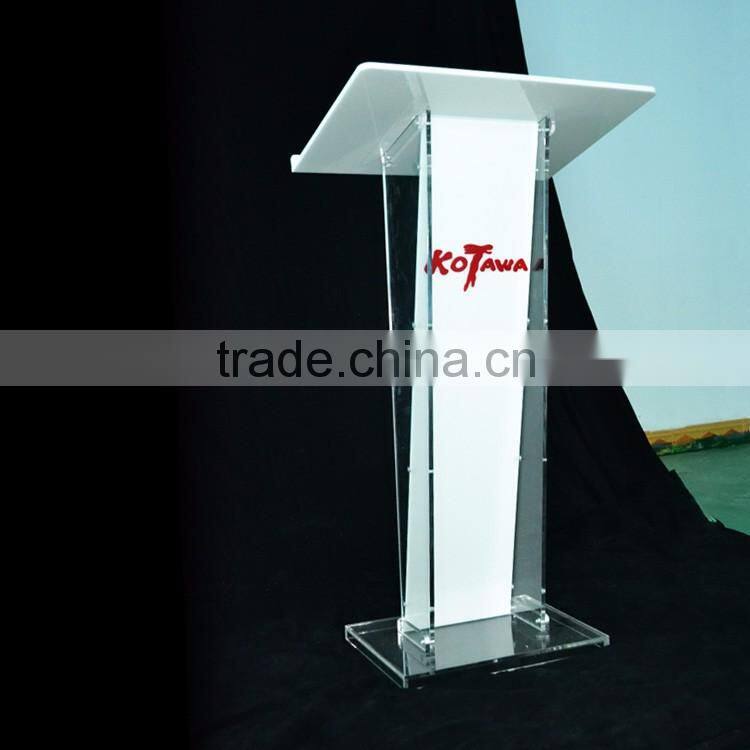 high-grade clear plexiglass acrylic church pulpit