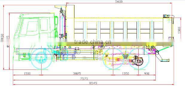 SINOTRUK hot sale 30-40 ton tipper truck capacity