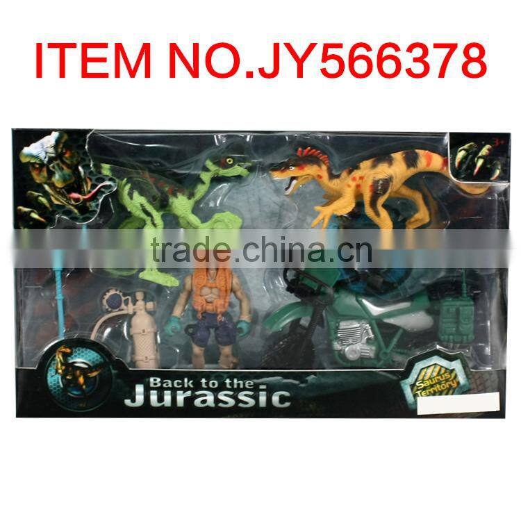 OEM manufacturer plastic dinosaur toys set for kids play