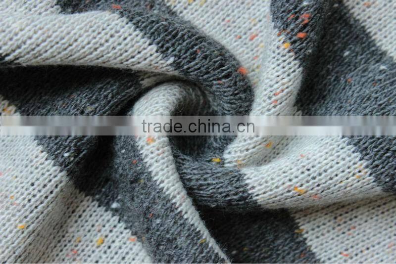 100%poly striped jacquard fabric