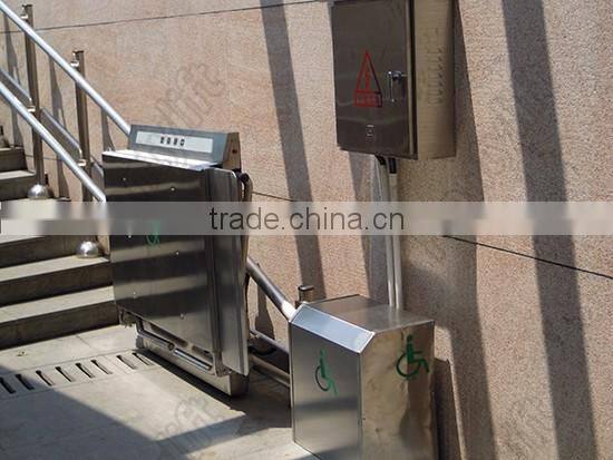 lifts for disabled/curverd wheelchair lift/disabled lift