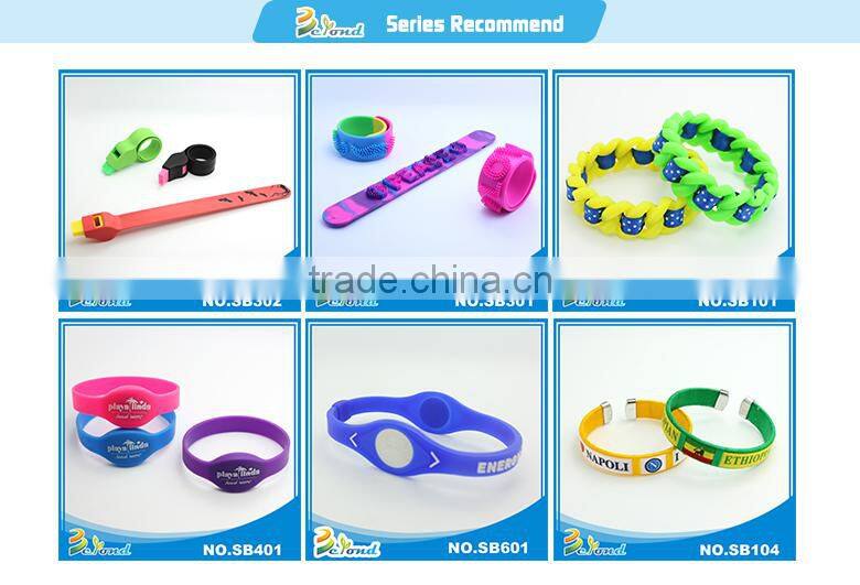 Match day slap whistle personalized silicone band