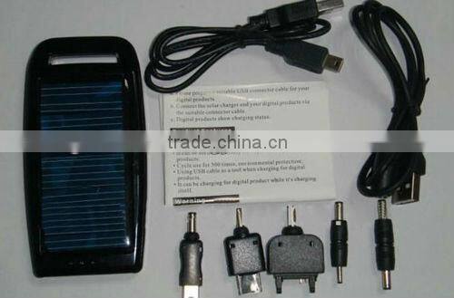 Mini 1000mAh solar handphone power bank with high quanlity