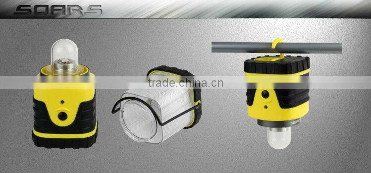 Plastic camping battery powered led hurricane lantern handheld powerful lantern