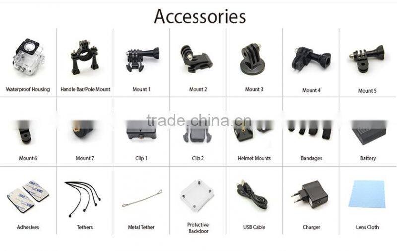 2015 best selling products in america Waterproof sports DV sport vedio camera