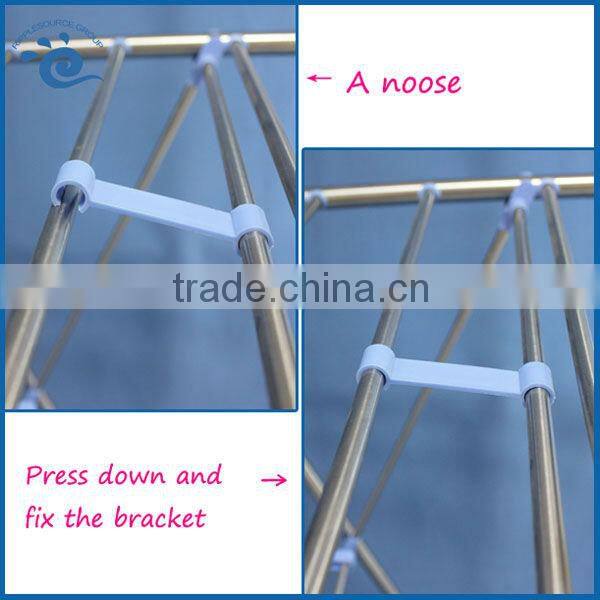 Heavy Duty Portable Retractable Balcony Folding Metal Clothes Rack