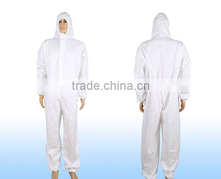 Disposable non woven coverall