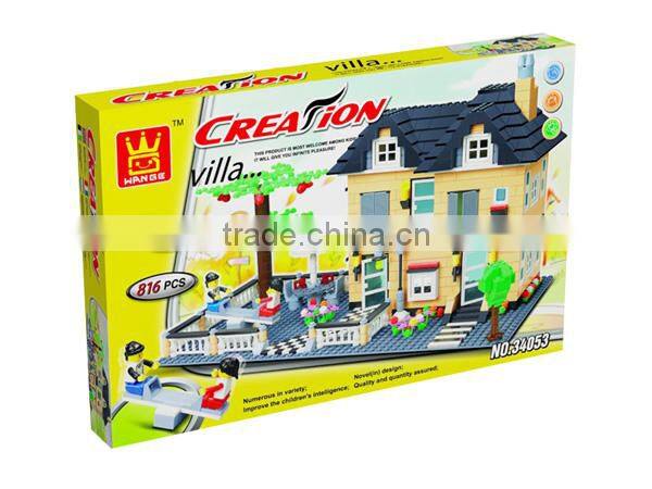 Villa Plastic Building Blocks Toys