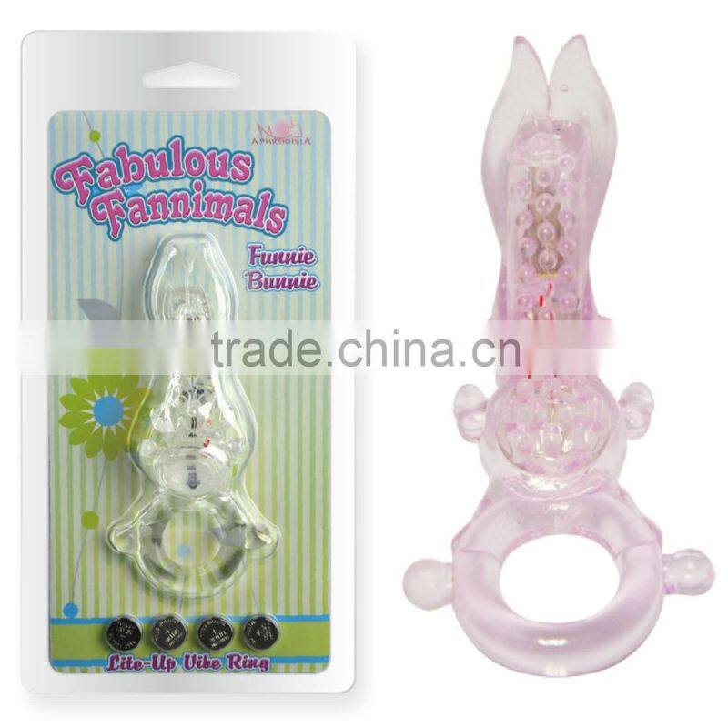 Rabbit vibrating cock ring for penis enlargement