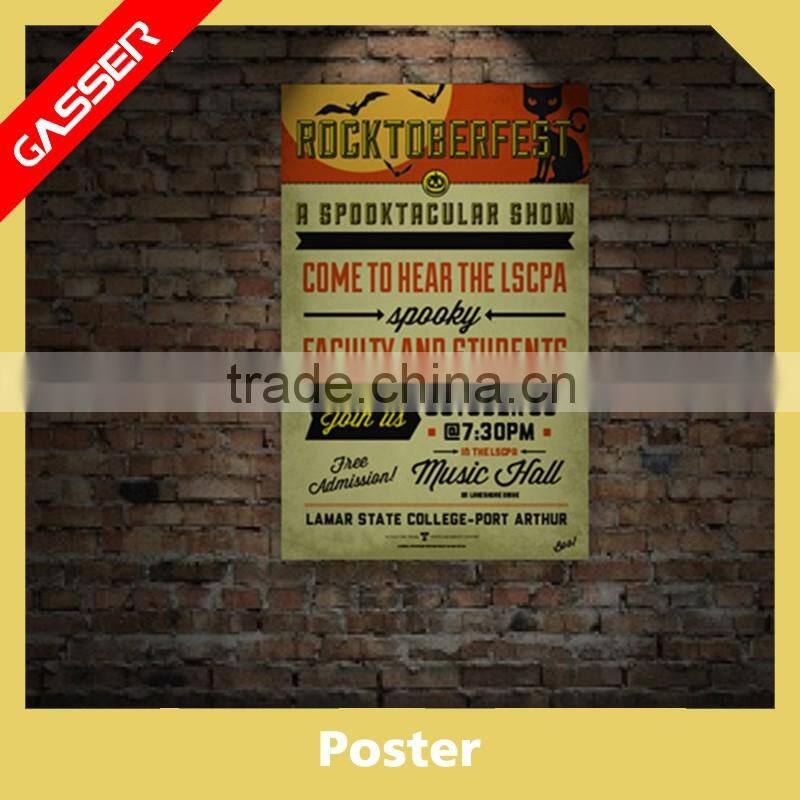 PP sticker banner/poster for adversiting