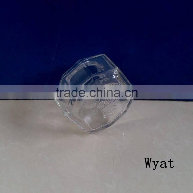 300ml empty glass honey storage jar for food SLJc56