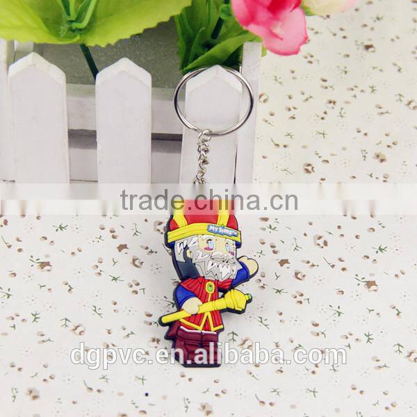 Factory Manufacture & Wholesale Promotional PVC keychain ring