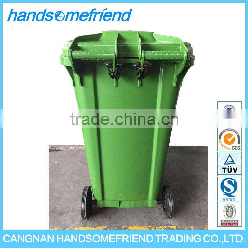 240 liters plastic commercial square garbage can,plastic outdoor garbage bin,plastic garbage bin