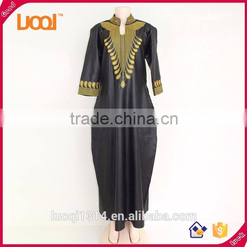 2016 small MOQ african design women long maxi dresses