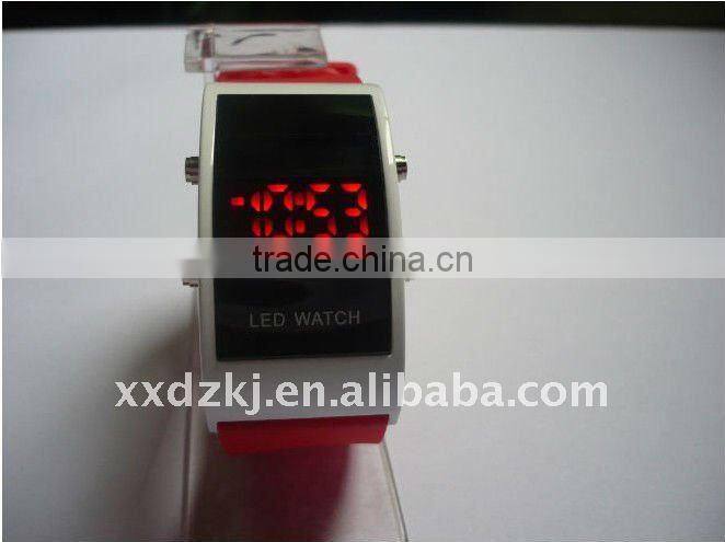 Custom logo Silicone LED Watch