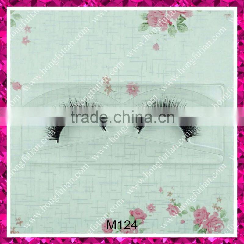 Deluxe hot sale mink eyelashes black colour volume lashes manufacturer