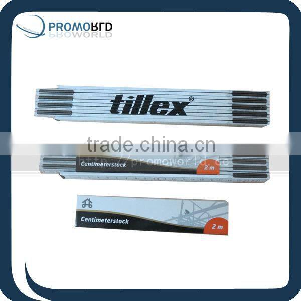 wooden measuring tape 2m length Long wooden tape foldable Folding ruler