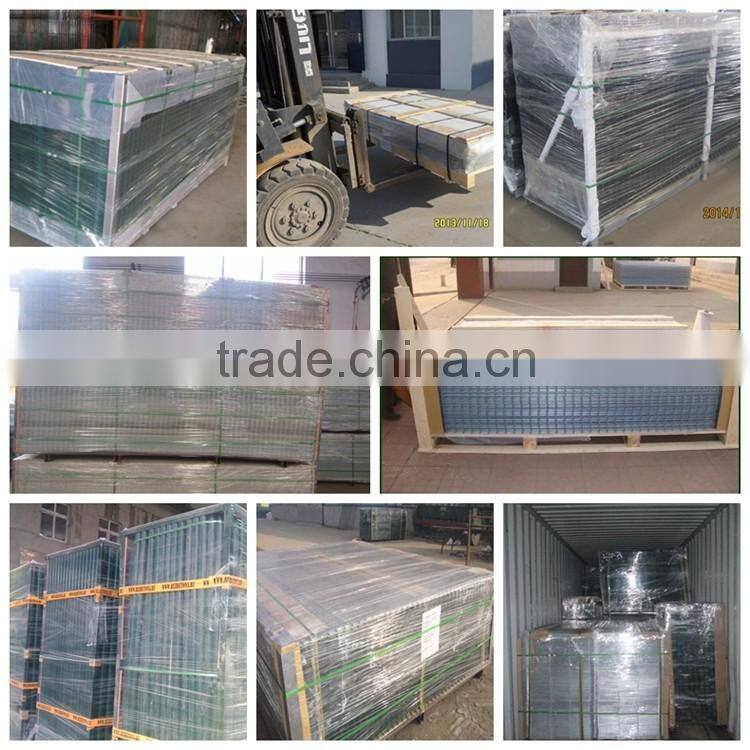 Hot dipped galvanized and pvc coated security curved 3d wire welded fence