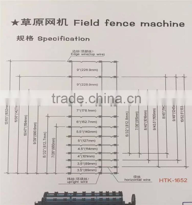 Factory grassland hot dipped galvanized woven wire sheep fence