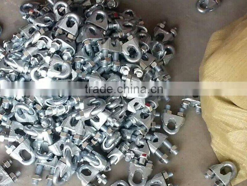China Malleable Galvanized Steel Rigging Wire Rope Clip DIN 1142