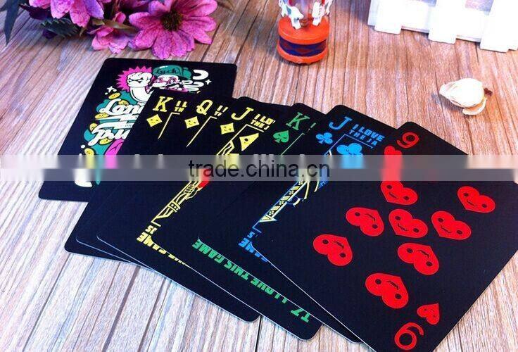 Waterproof custom casino paper printed poker plastic playing card,Glossy Lamination bird playing cards ---DH20744