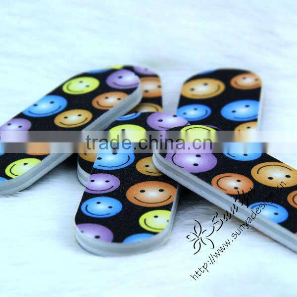 black and white nail file