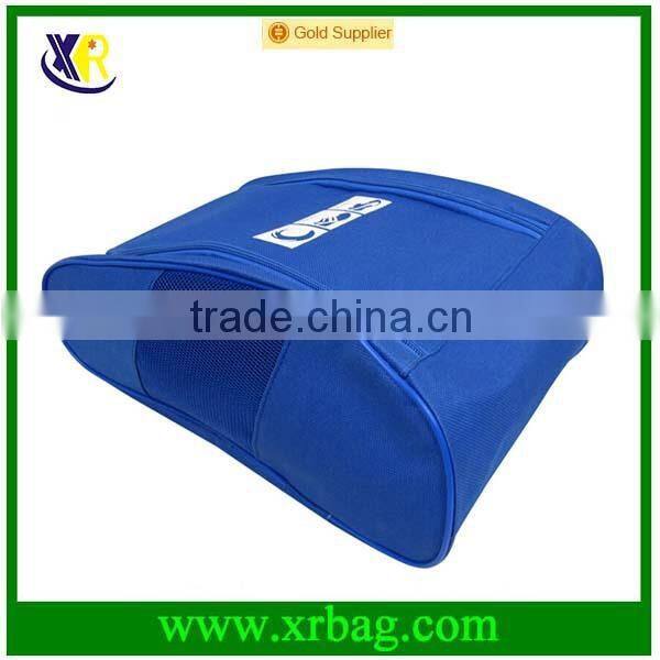 custom reusable portable shoe carrier bag with zipper